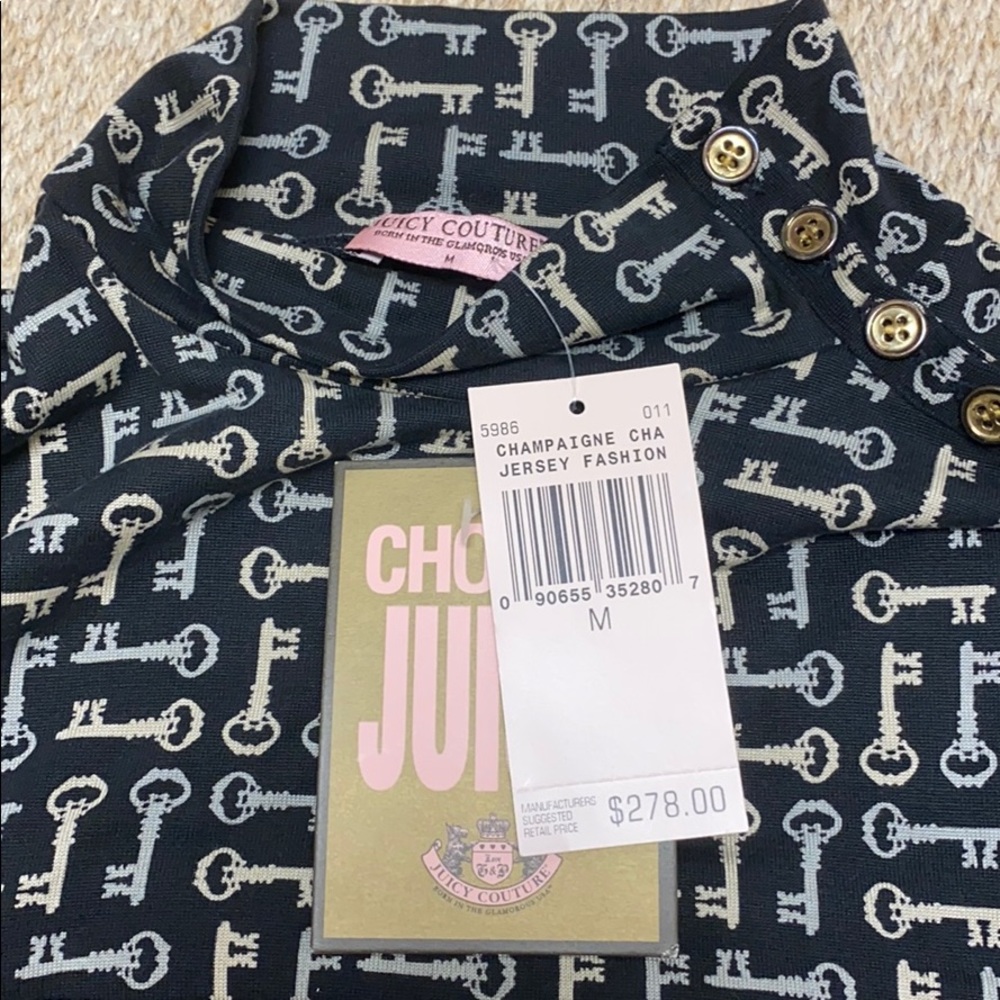 Juicy couture silk key pattern dress - Picture 2 of 11